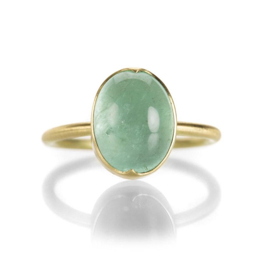 Rings Gabriella Kiss | Oval Emerald Cabochon Ring