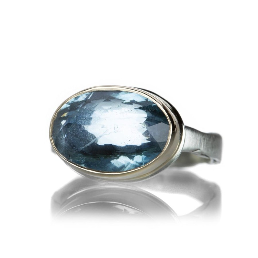 Rings Jamie Joseph | Small Inverted Aquamarine Ring