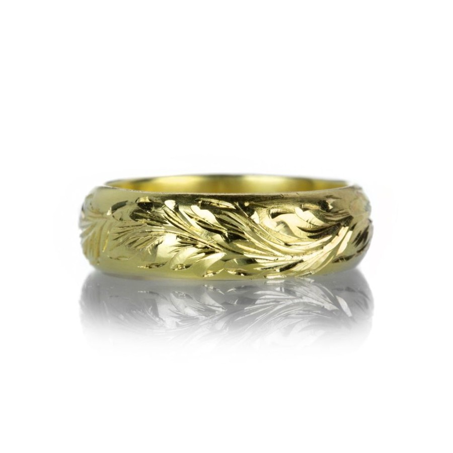 Rings Diana Mitchell | Engraved Vine Band