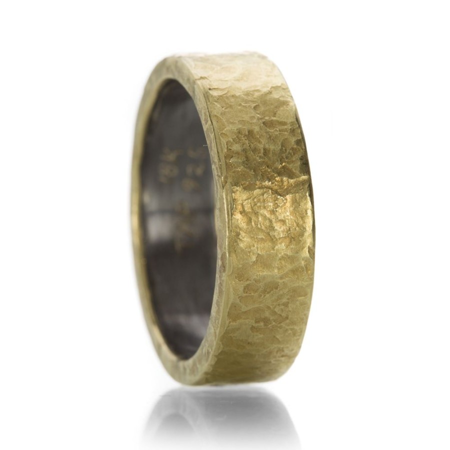 Rings Todd Pownell | 7Mm Hammered Band