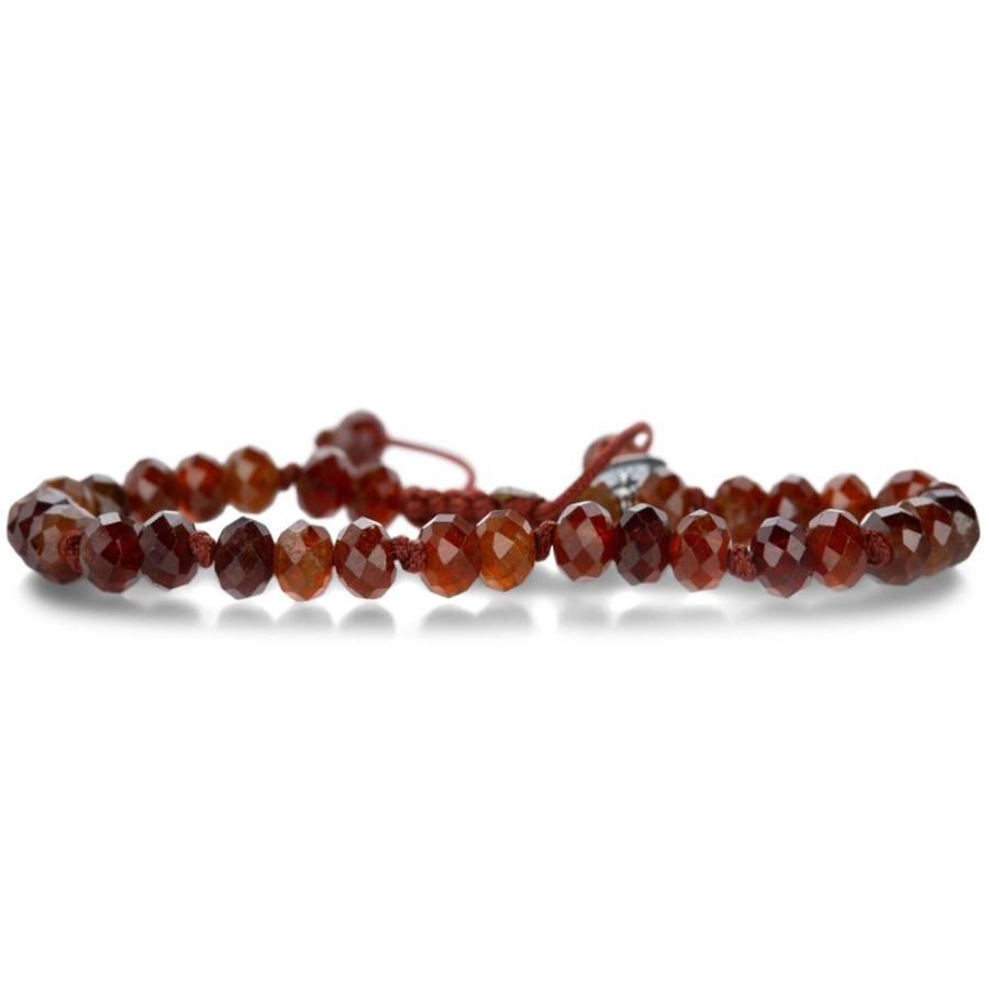 Bracelets Joseph Brooks | 6Mm Hessonite Garnet Bracelet