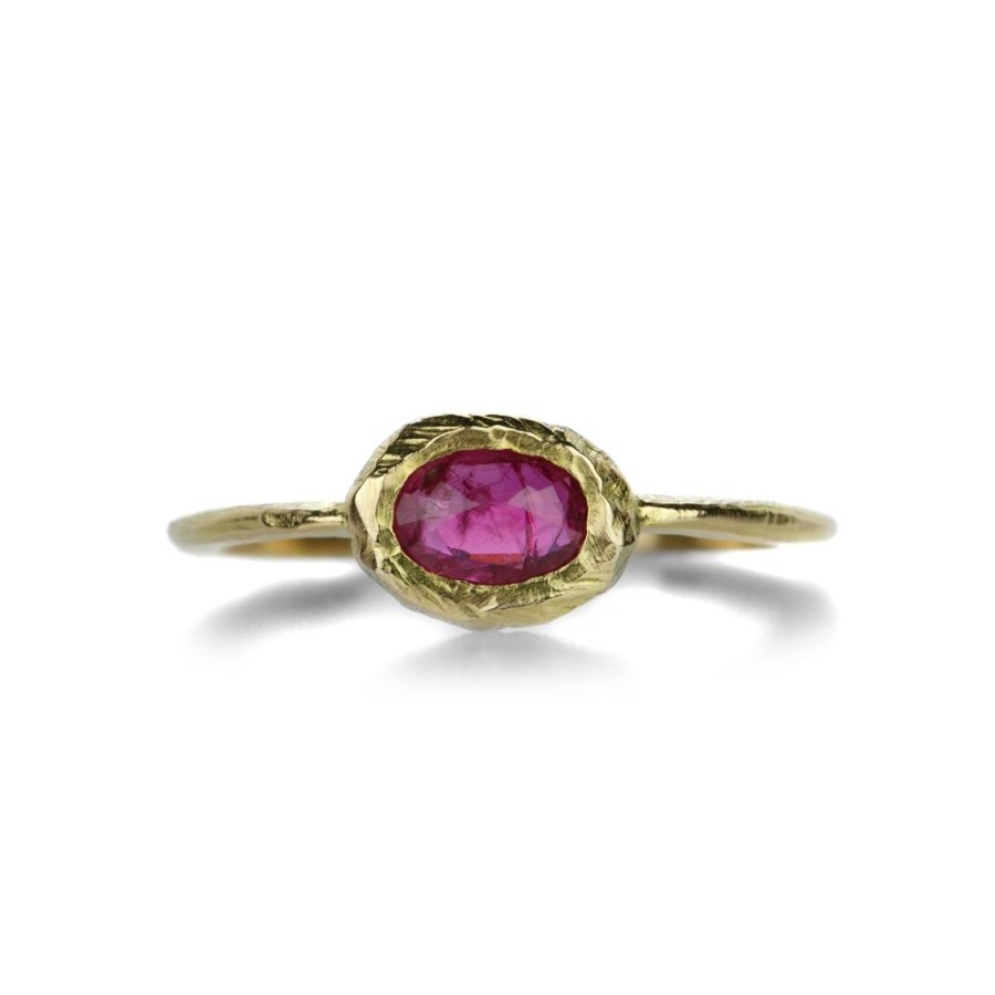 Rings Page Sargisson | 18K Oval Ruby Ring