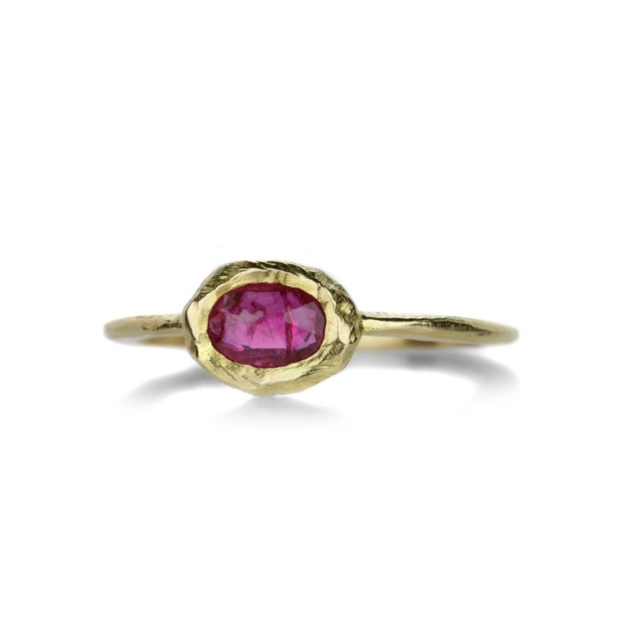 Rings Page Sargisson | 18K Oval Ruby Ring