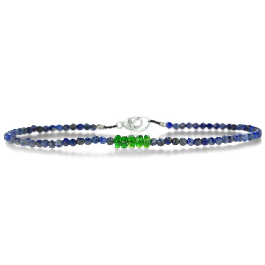 Bracelets Margaret Solow | Lapis And Chrome Diopside Bracelet