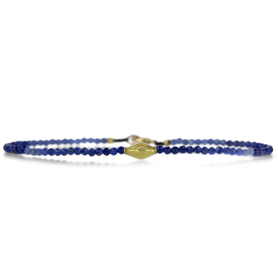 Bracelets Margaret Solow | Sodalite And Gold Bead Bracelet