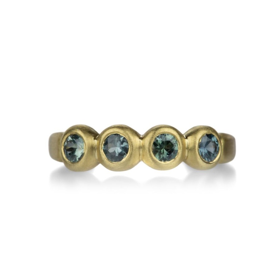 Rings Marian Maurer | Green Montana Sapphire Porch Skimmer Band