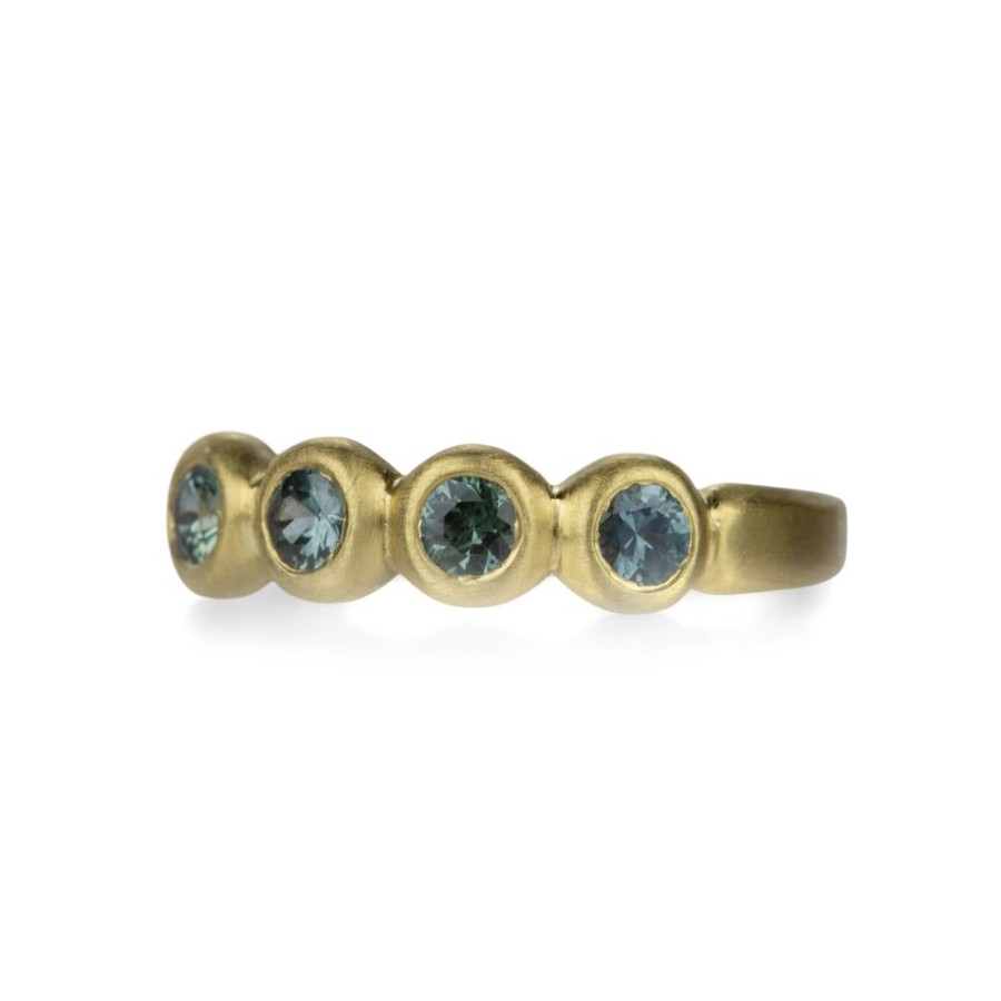 Rings Marian Maurer | Green Montana Sapphire Porch Skimmer Band