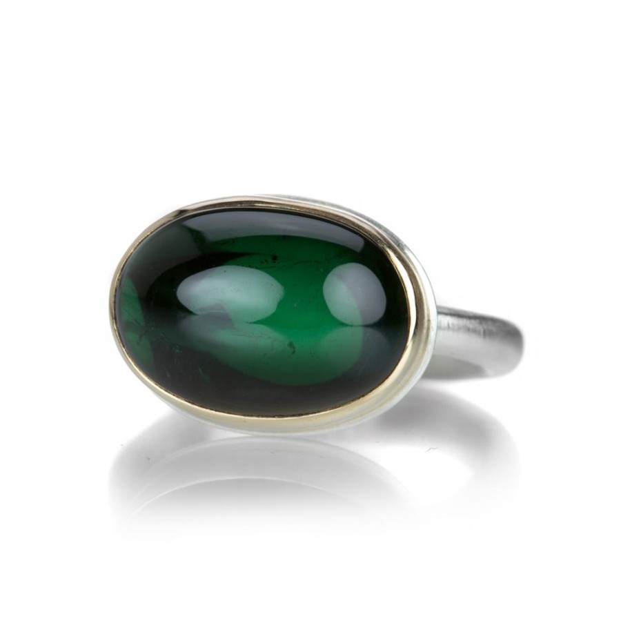 Rings Jamie Joseph | Small Dark Green Tourmaline Ring