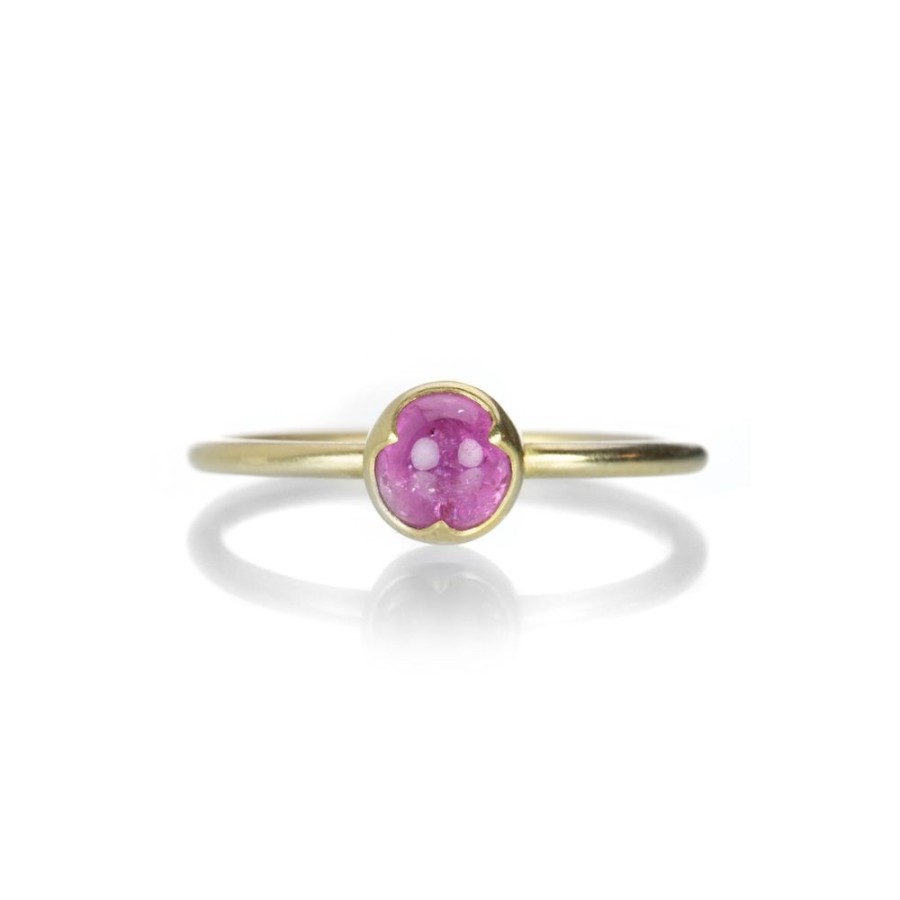 Rings Gabriella Kiss | Round Pink Sapphire Ring