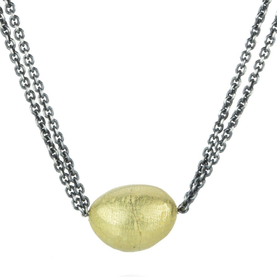 Necklaces John Iversen | Small Pebble Pendant Necklace