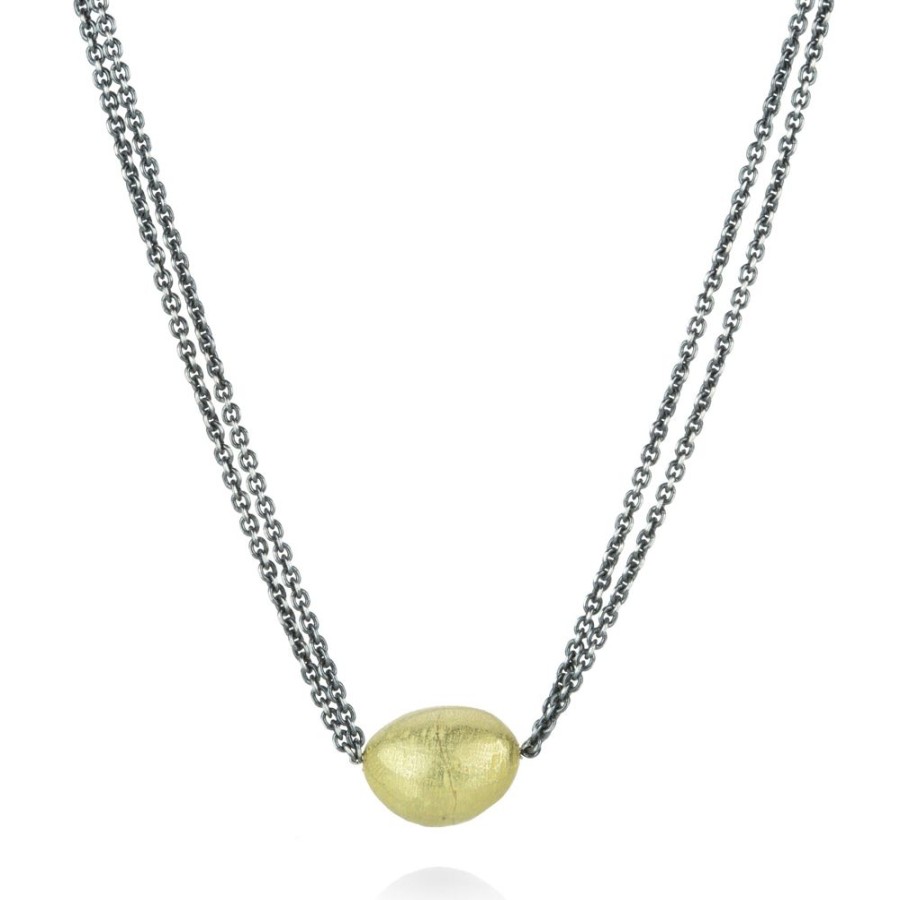 Necklaces John Iversen | Small Pebble Pendant Necklace