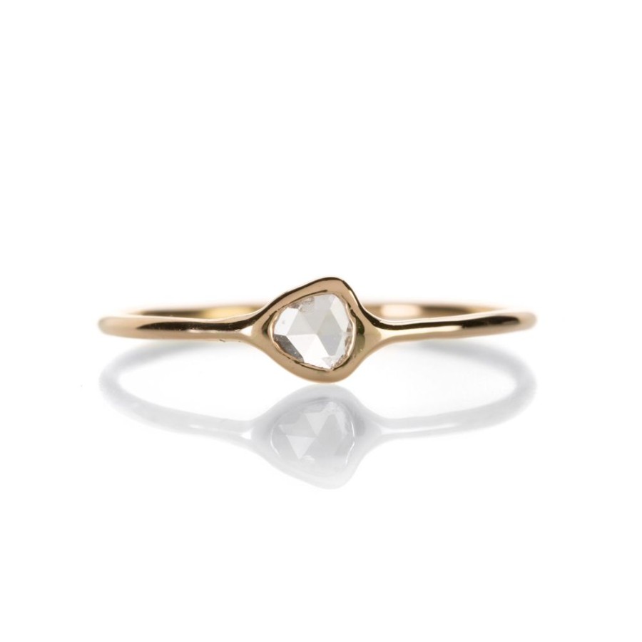 Rings Margaret Solow | Rose Gold Rose Cut Diamond Ring