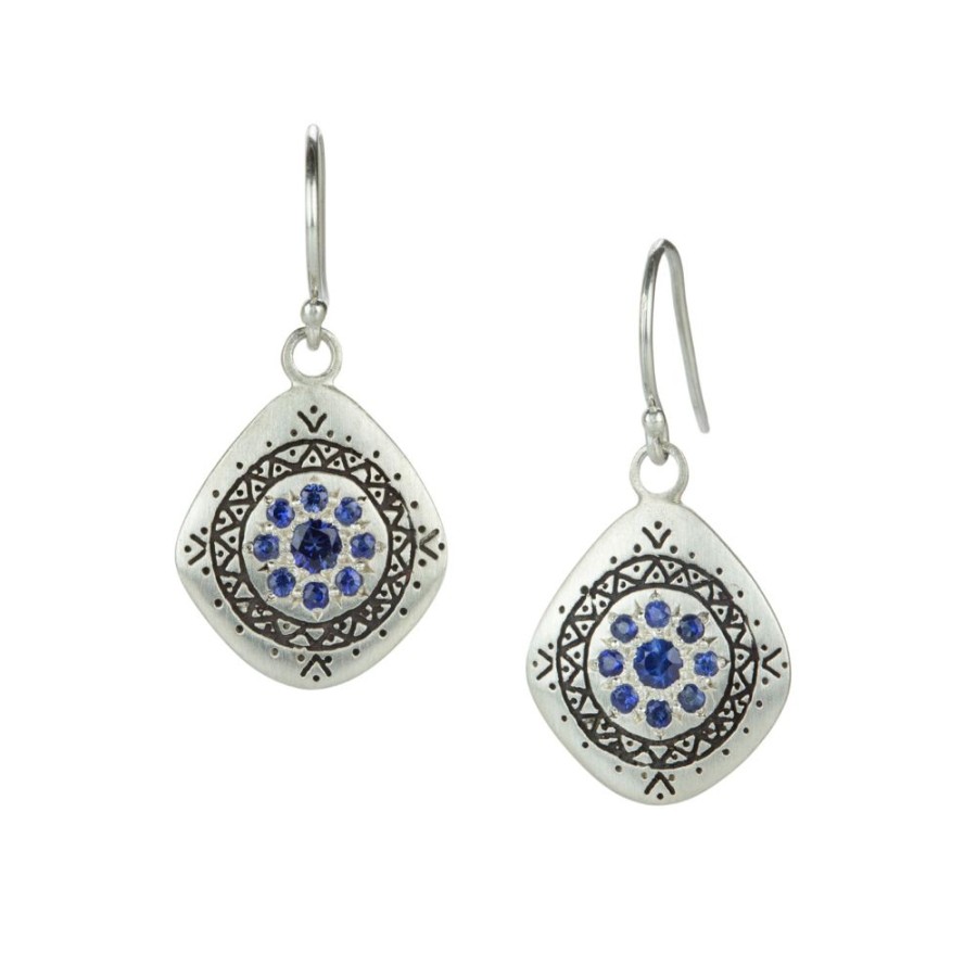 Earrings Adel Chefridi | Blue Sapphire Memories Earrings