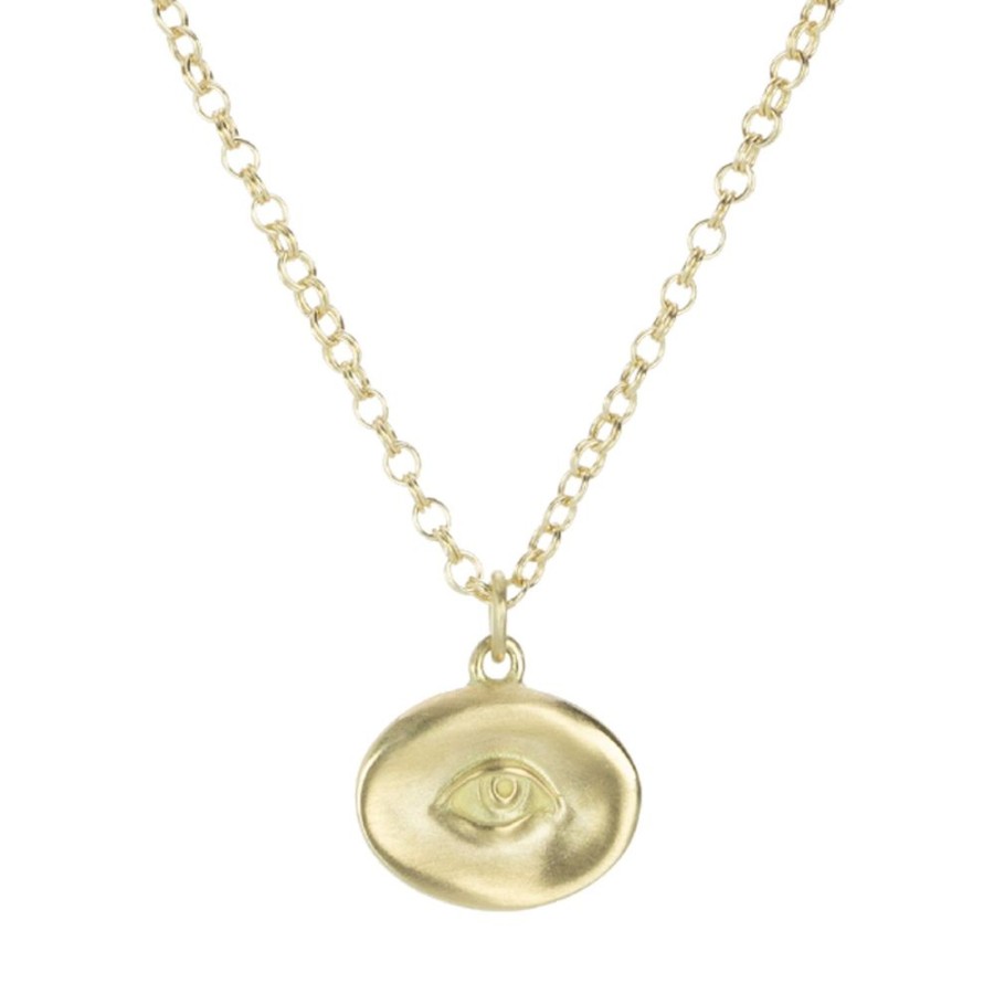 Necklaces Gabriella Kiss | 14K Small Eye Necklace