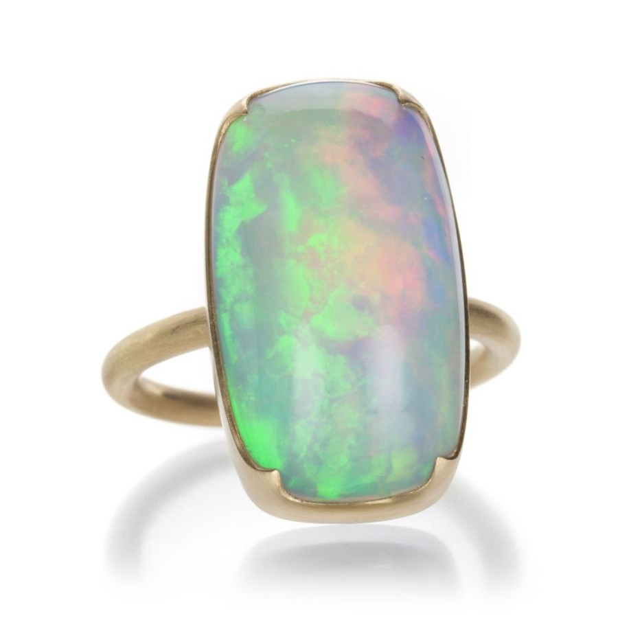 Rings Gabriella Kiss | Large Cushion Ethiopian Opal Ring