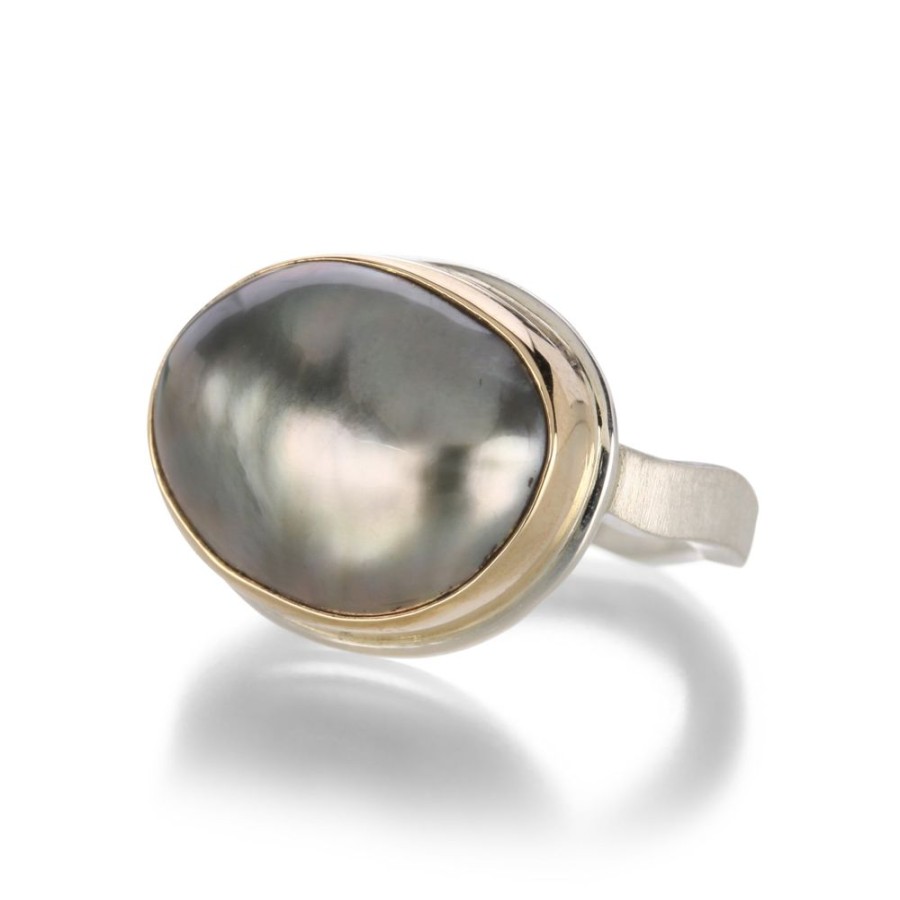 Rings Jamie Joseph | Asymmetrical Tahitian Pearl Ring