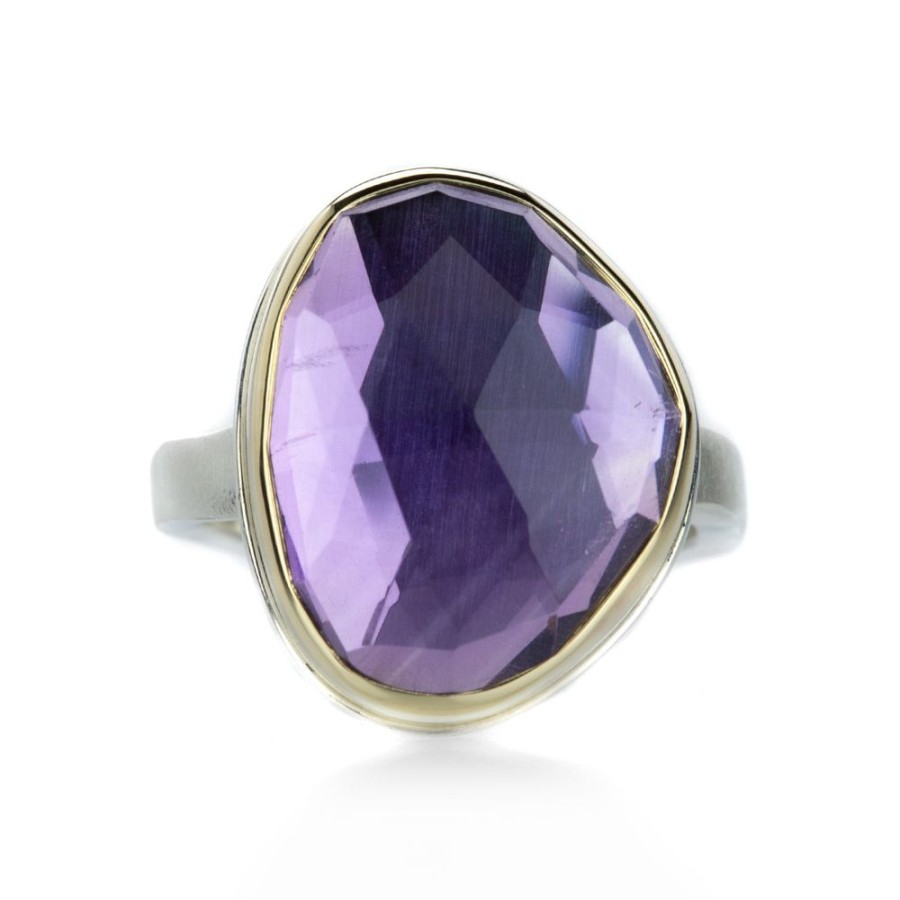 Rings Jamie Joseph | Asymmetrical Rose Cut Amethyst Ring