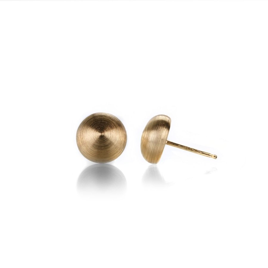 Earrings Nicole Landaw | Concentric High Dome Studs