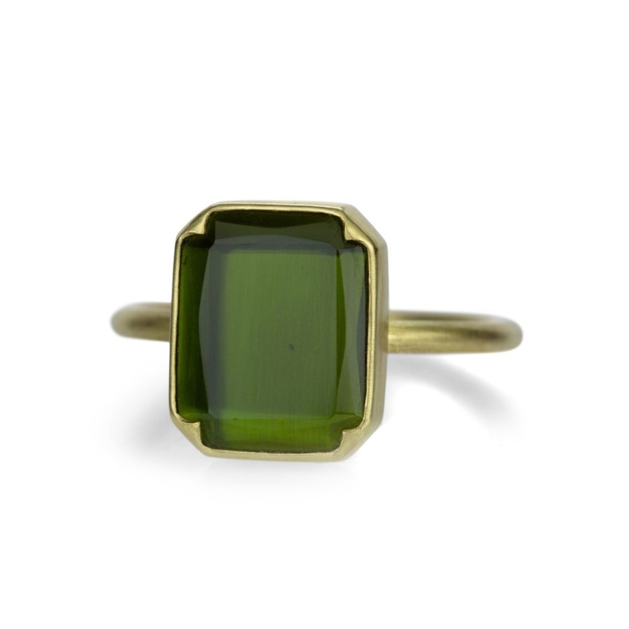 Rings Gabriella Kiss | Octagonal Green Tourmaline Ring