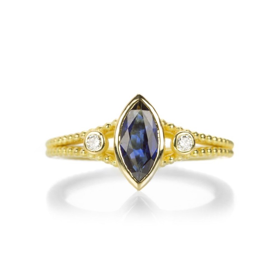 Rings Barbara Heinrich | Princess Blue Sapphire Marquis Ring