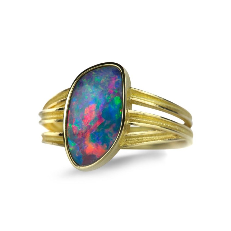 Rings Barbara Heinrich | Australian Opal Doublet Ring