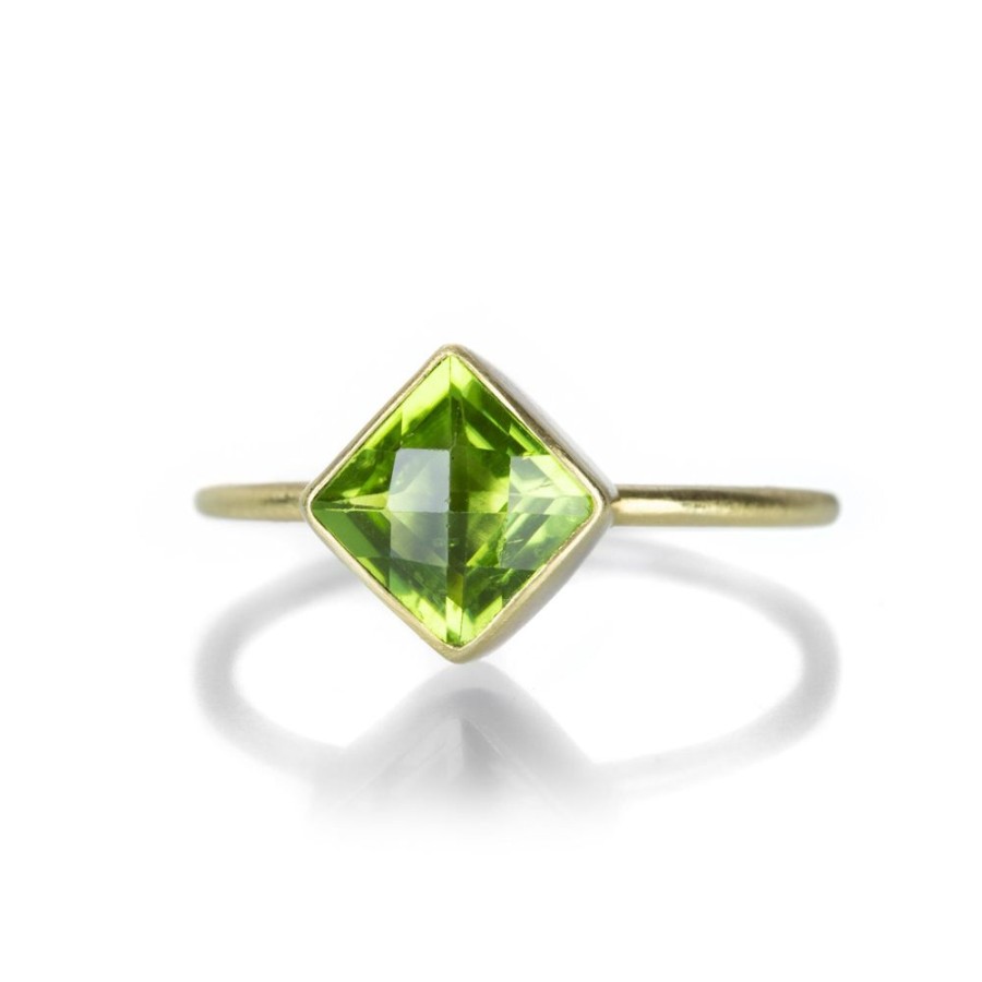 Rings Gabriella Kiss | Cushion Peridot Ring