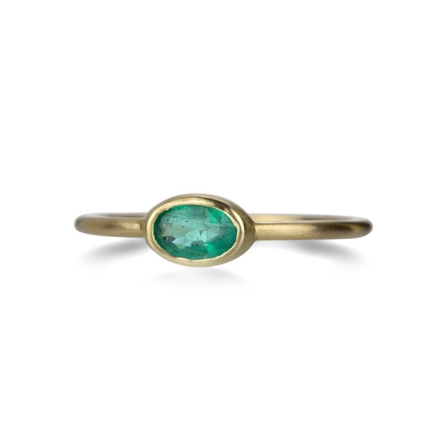 Rings Margaret Solow | 14K Emerald Ring