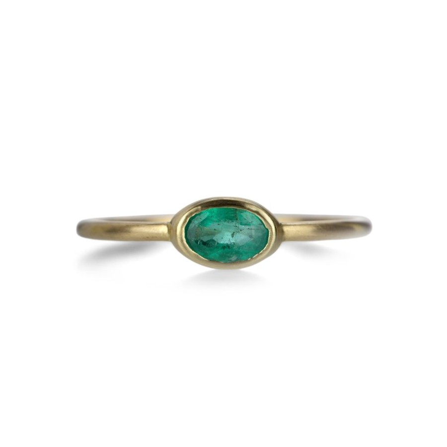 Rings Margaret Solow | 14K Emerald Ring