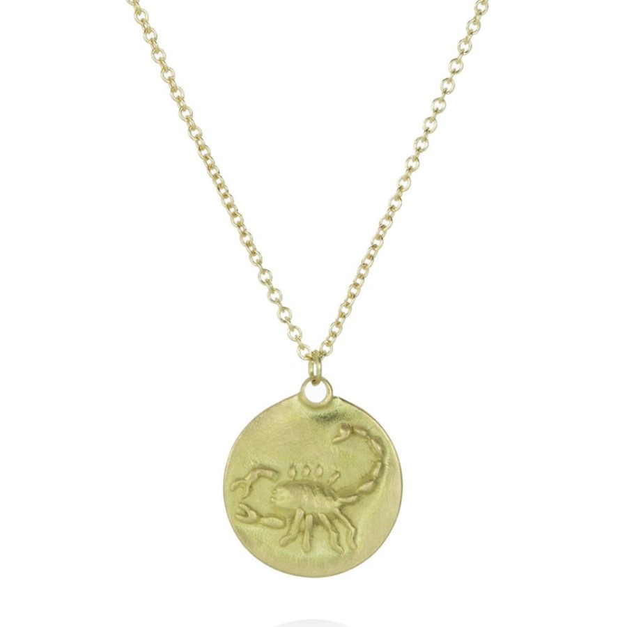 Necklaces Marian Maurer | Scorpio Medal Pendant Necklace