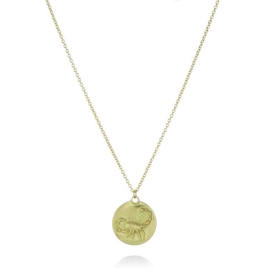 Necklaces Marian Maurer | Scorpio Medal Pendant Necklace