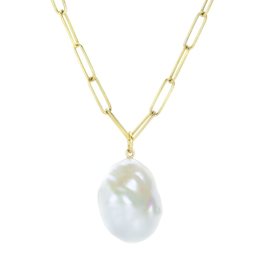 Necklaces Maria Beaulieu | Baroque Freshwater Pearl Pendant (Pendant Only)