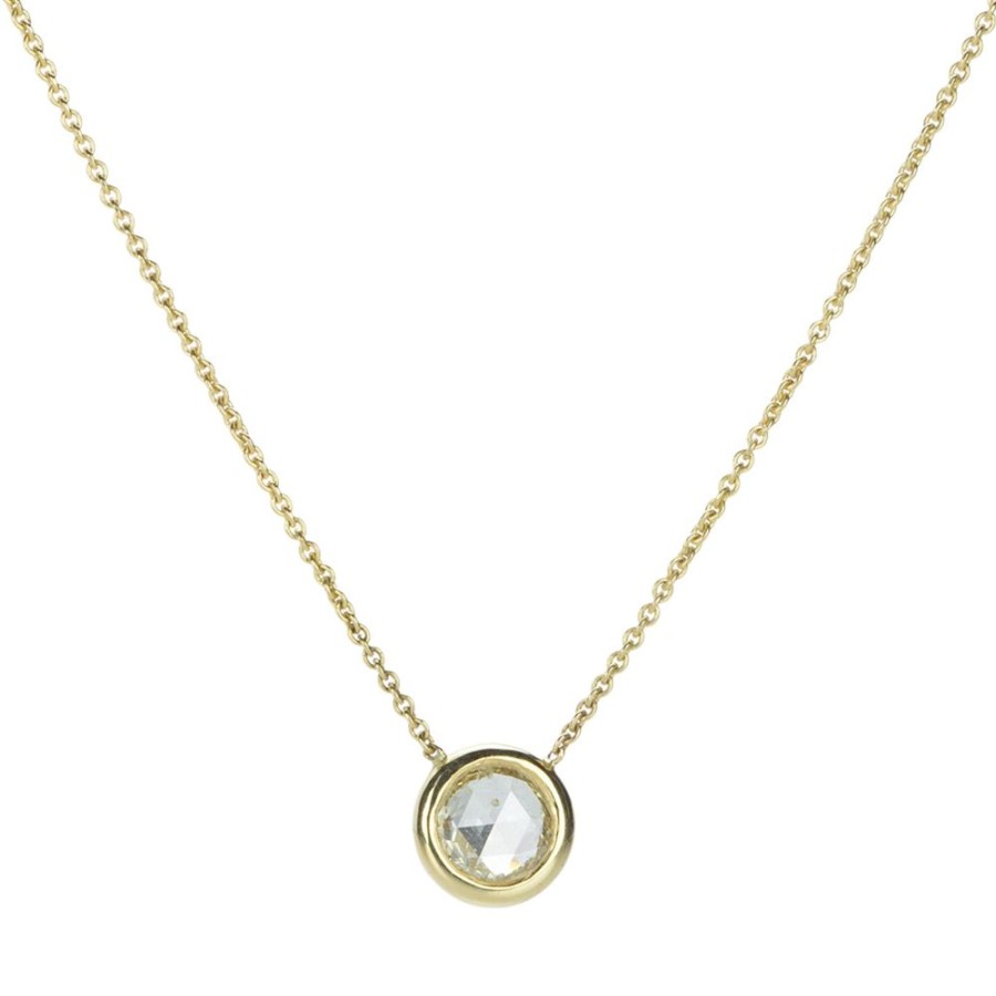 Necklaces Diana Mitchell | Round Rose Cut Diamond Necklace