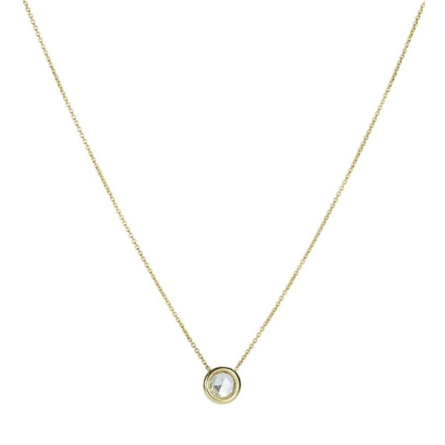 Necklaces Diana Mitchell | Round Rose Cut Diamond Necklace