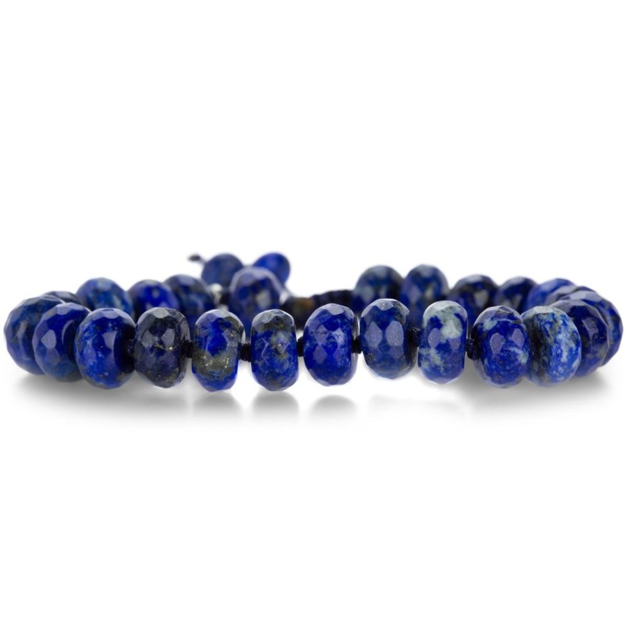 Bracelets Joseph Brooks | 10Mm Faceted Lapis Bracelet