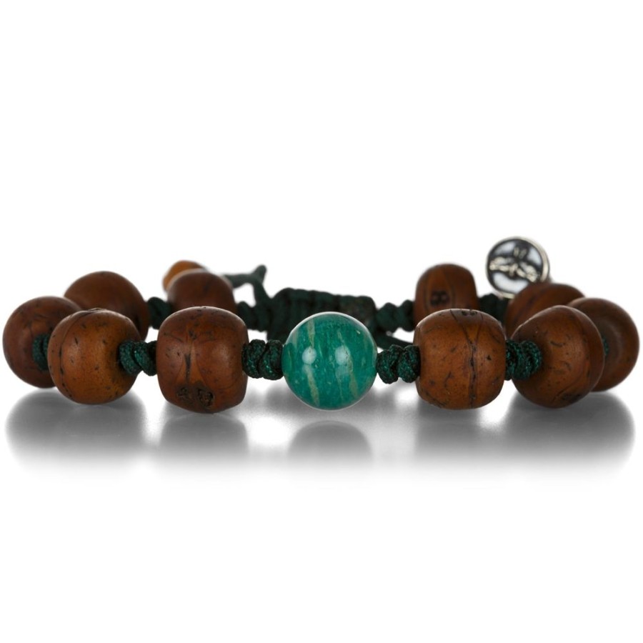 Bracelets Joseph Brooks | Antique Tibetan Bodhi Seed Bracelet With Amazonite