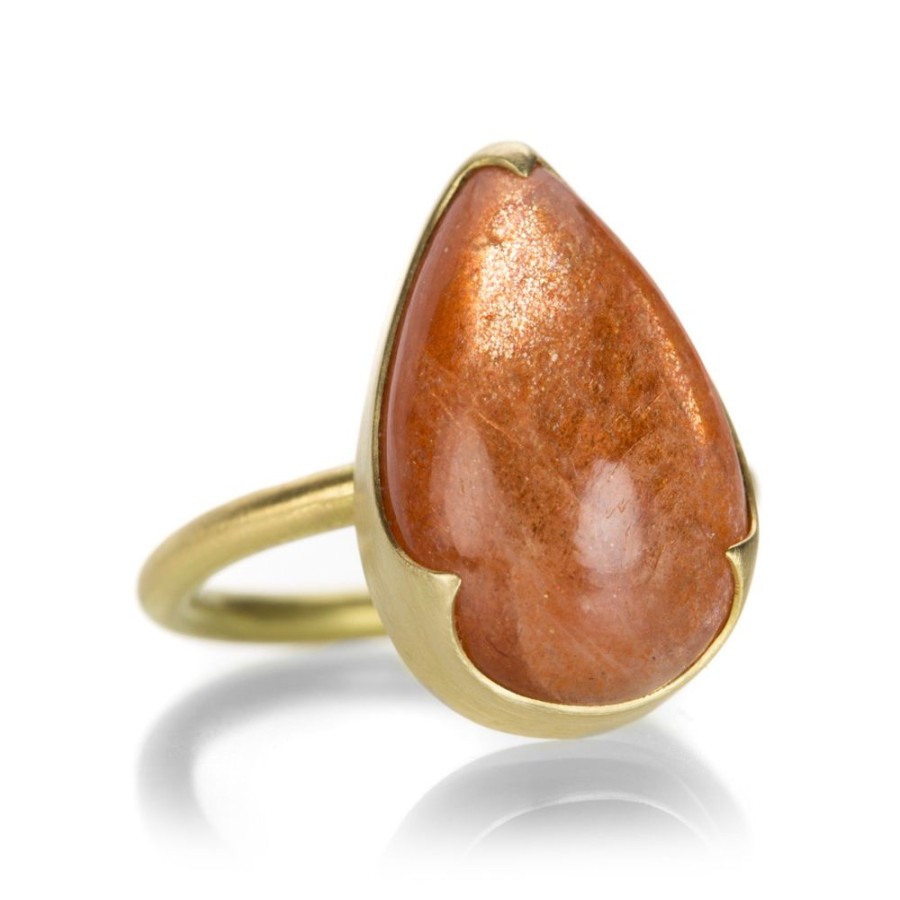 Rings Gabriella Kiss | Pear Shaped Sunstone Ring