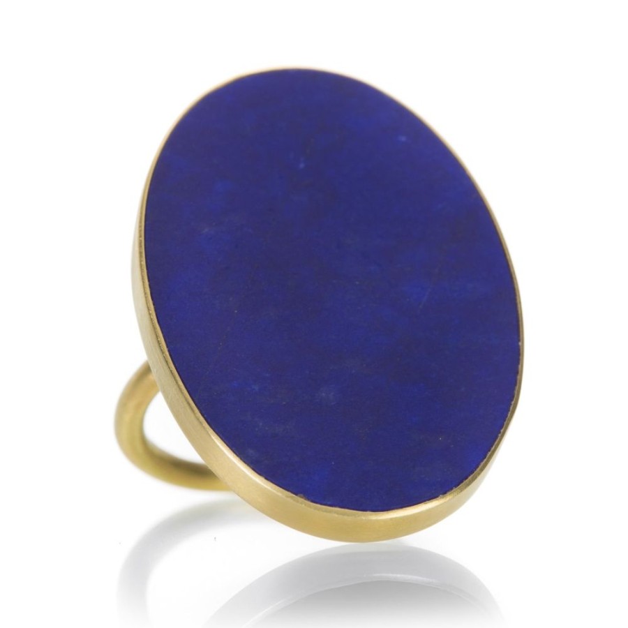 Rings Gabriella Kiss | Large Lapis Slab Ring