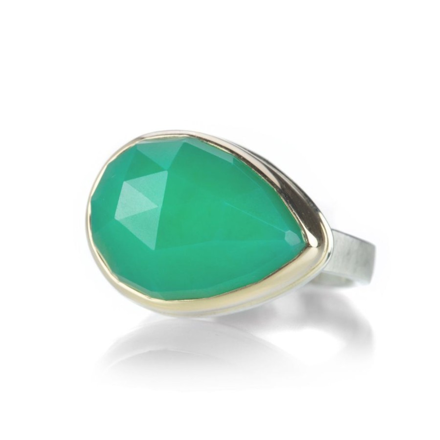 Rings Jamie Joseph | Teardrop Chrysoprase Ring