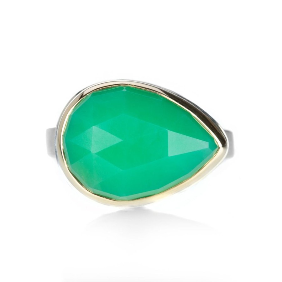 Rings Jamie Joseph | Teardrop Chrysoprase Ring