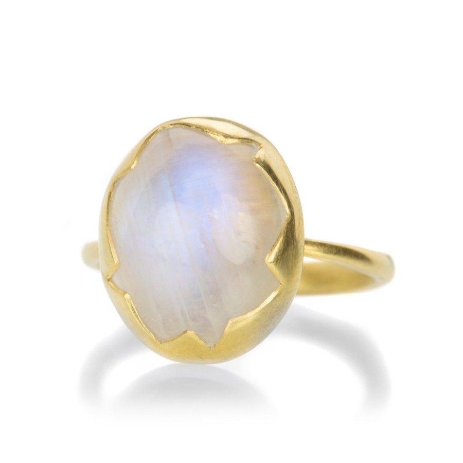 Rings Annette Ferdinandsen | Moonstone Egg Stacker Ring