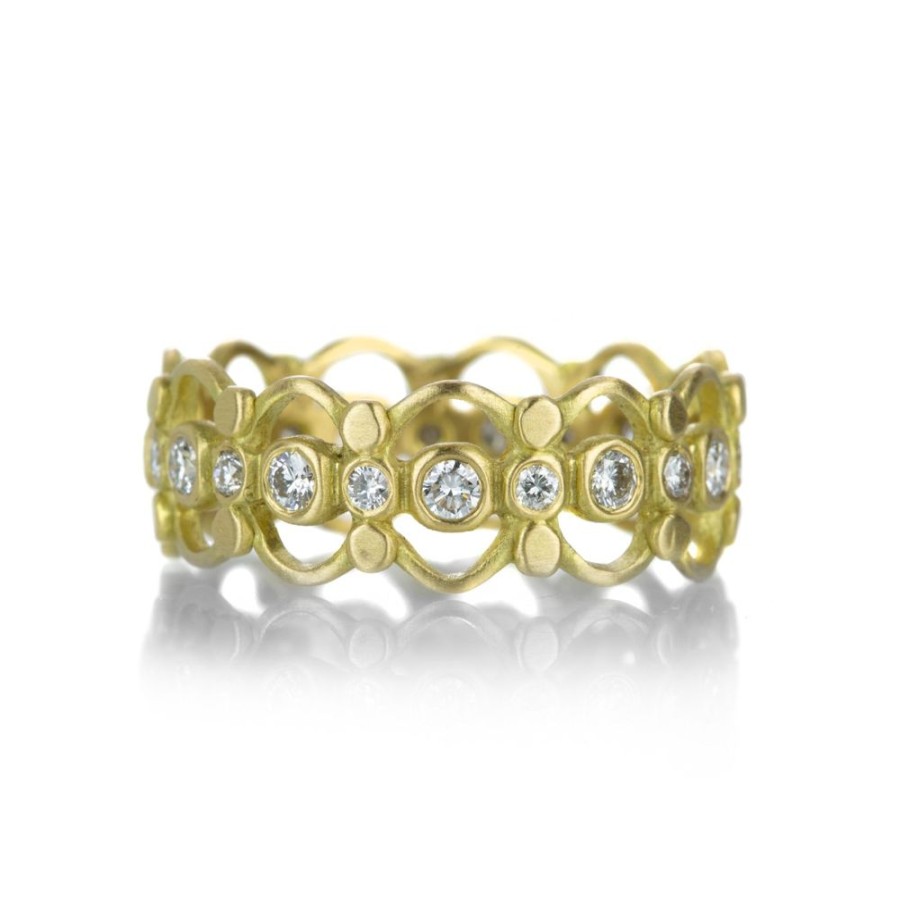 Rings Marian Maurer | Large Vivi Band With Diamonds