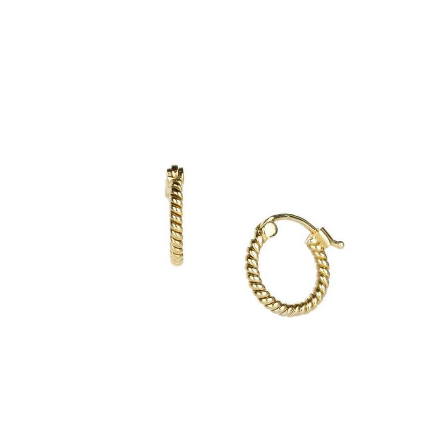 Earrings Sethi Couture | Mini Rope Hoops