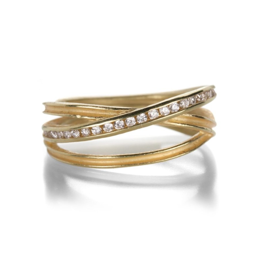 Rings Barbara Heinrich | Triple Wrap Ring With Diamonds