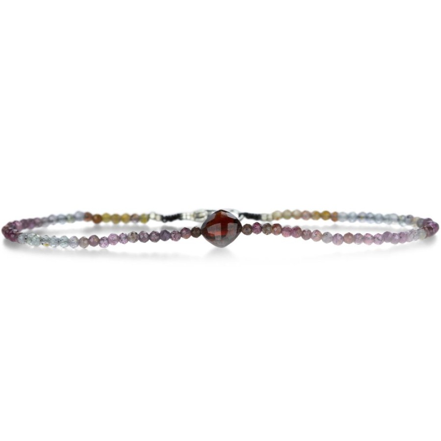 Bracelets Margaret Solow | Sapphire And Garnet Beaded Bracelet