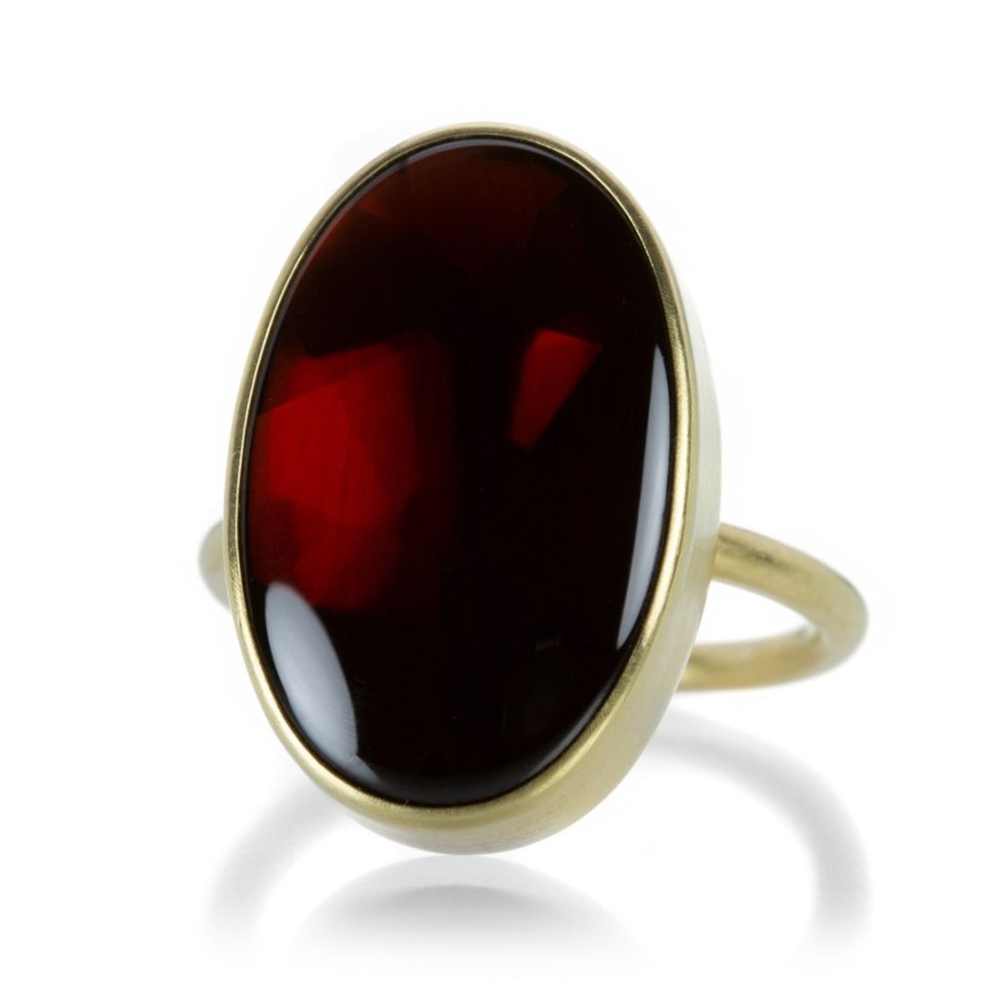 Rings Gabriella Kiss | Oval Almadine Garnet Ring