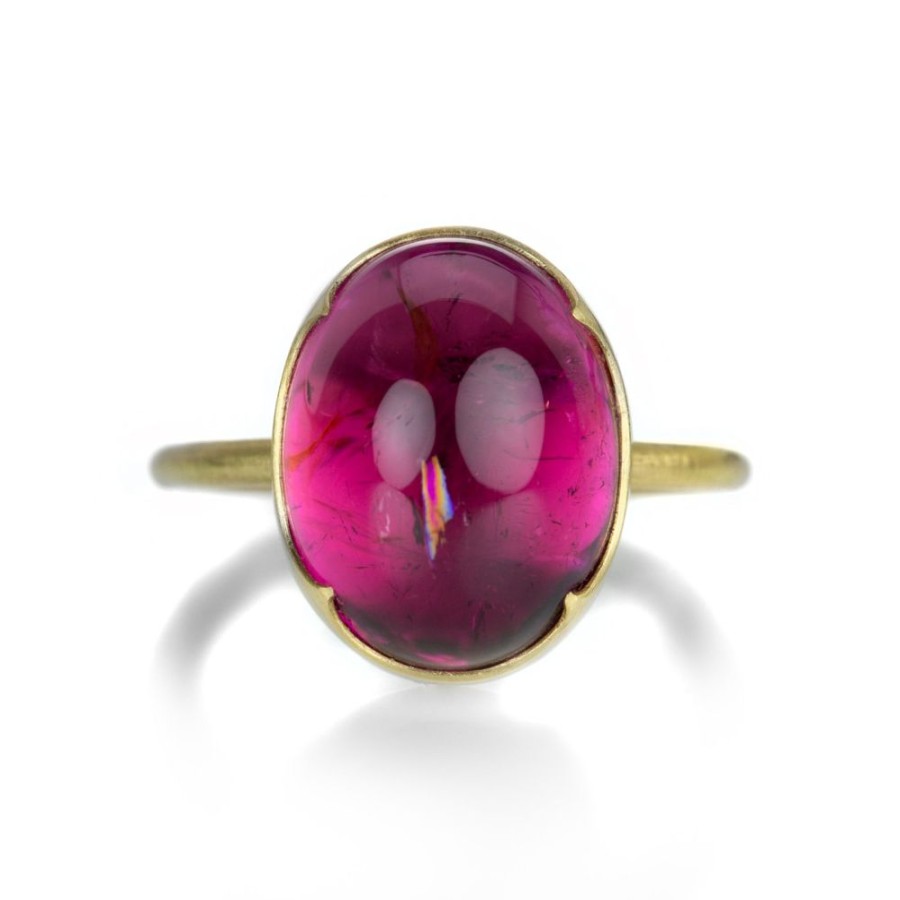 Rings Gabriella Kiss | Oval Rubellite Tourmaline Ring