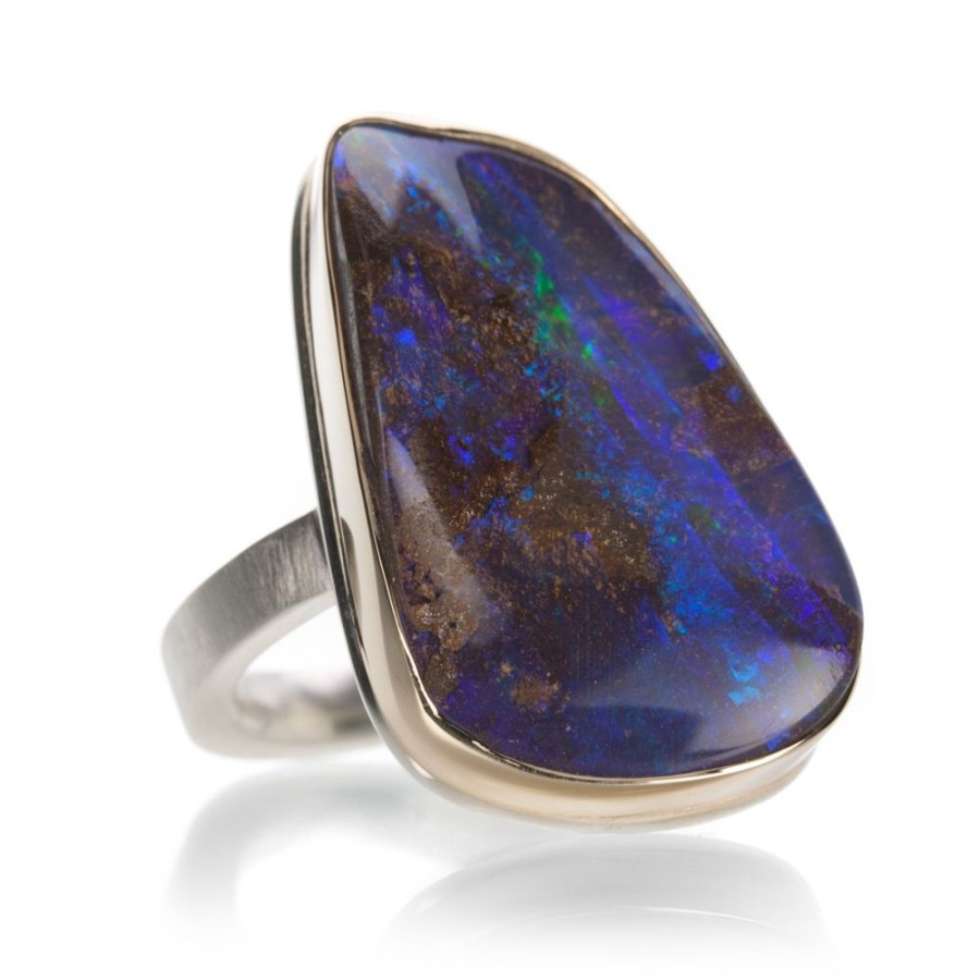 Rings Jamie Joseph | Topographical Boulder Opal Ring