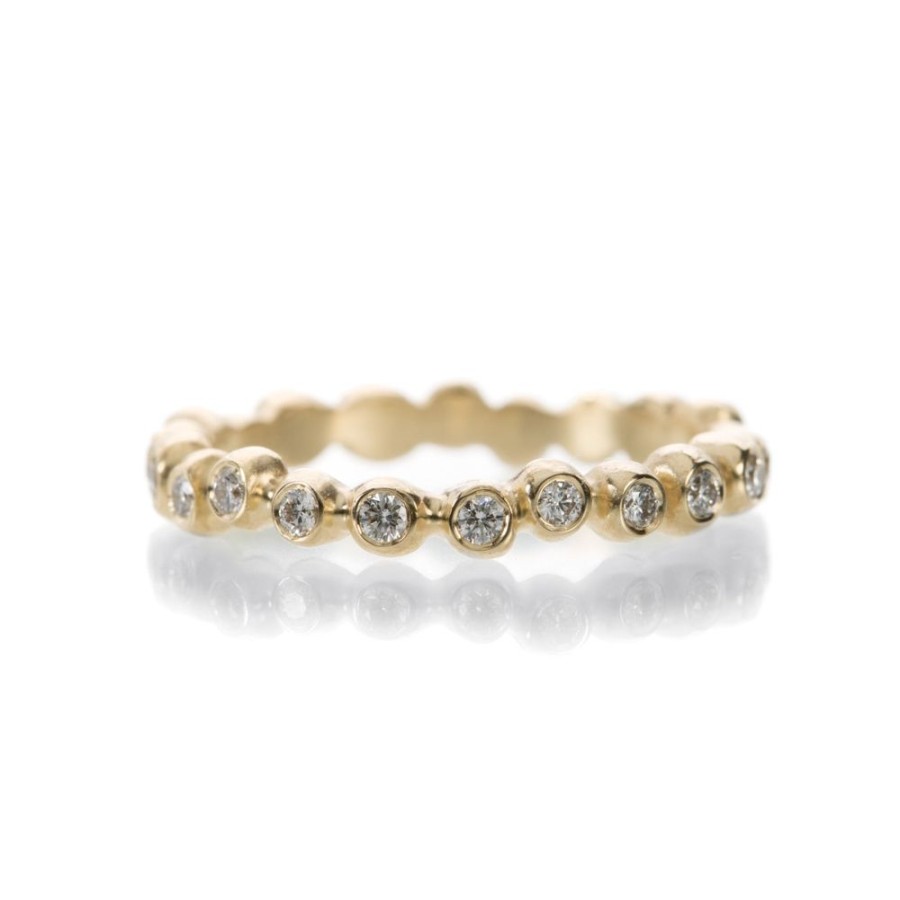 Rings Nicole Landaw | Waving Diamond Eternity Band