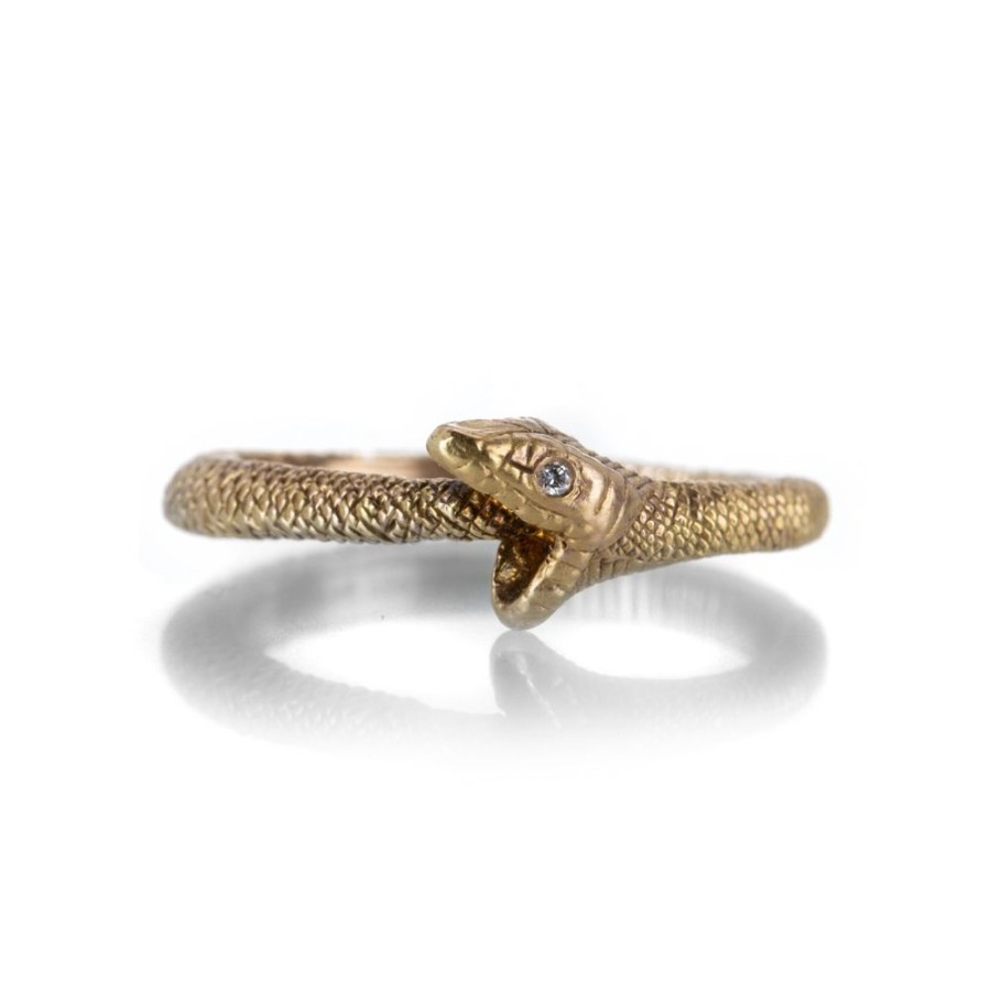 Rings Anthony Lent | Rose Gold Ouroboros Ring