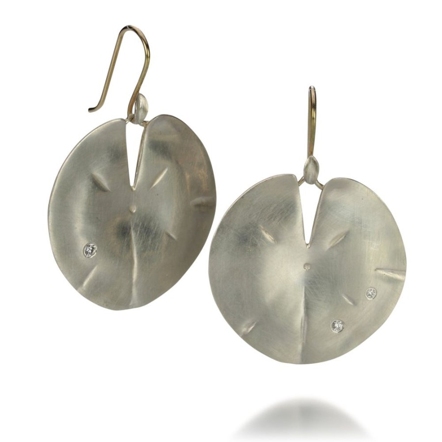 Earrings Annette Ferdinandsen | Large Lily Pad Earrings